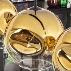 hofstein Suspension - Verre 30 cm Ripoll Or, Clair, 4 lumières