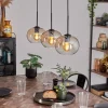 hofstein Suspension - Verre Apedo Ambre, Clair, 3 lumières
