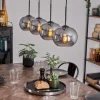 hofstein Suspension - Verre Apedo Fumé, 4 lumières
