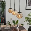 hofstein Suspension - Verre Gastor Ambre, 3 lumières