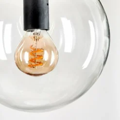 hofstein Suspension - Verre Gastor Clair, 3 lumières