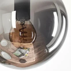 hofstein Suspension - Verre Gastor Fumé, 3 lumières