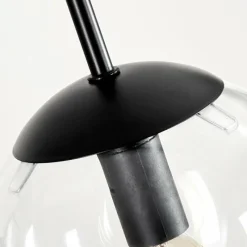 hofstein Suspension - Verre Gastor Clair, 4 lumières