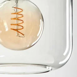 hofstein Suspension - Verre Lauden Clair, 1 lumière