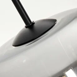 hofstein Suspension - Verre Lauden Chrome, Clair, Fumé, 3 lumières