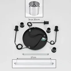 Suspension Verre Fumé-hofstein Suspension - Verre Parane Fumé, 3 lumières