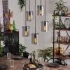 hofstein Suspension - Verre Parane Fumé, 5 lumières
