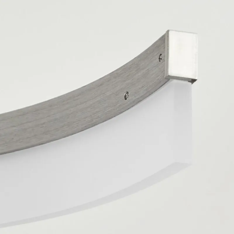 hofstein Suspension Vignats LED Nickel mat, 4 lumières* Éclairage Led