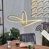 hofstein Suspension Zibreira LED Noir, 1 lumière, Télécommandes