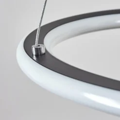 hofstein Suspension Zibreira LED Noir, 1 lumière, Télécommandes