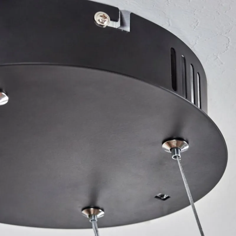 hofstein Suspension Zibreira LED Noir, 1 lumière, Télécommandes