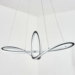 hofstein Suspension Zibreira LED Noir, 1 lumière, Télécommandes