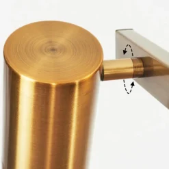 Lampes Industrielles-hofstein Suspension Zuoz Vieux laiton, 6 lumières