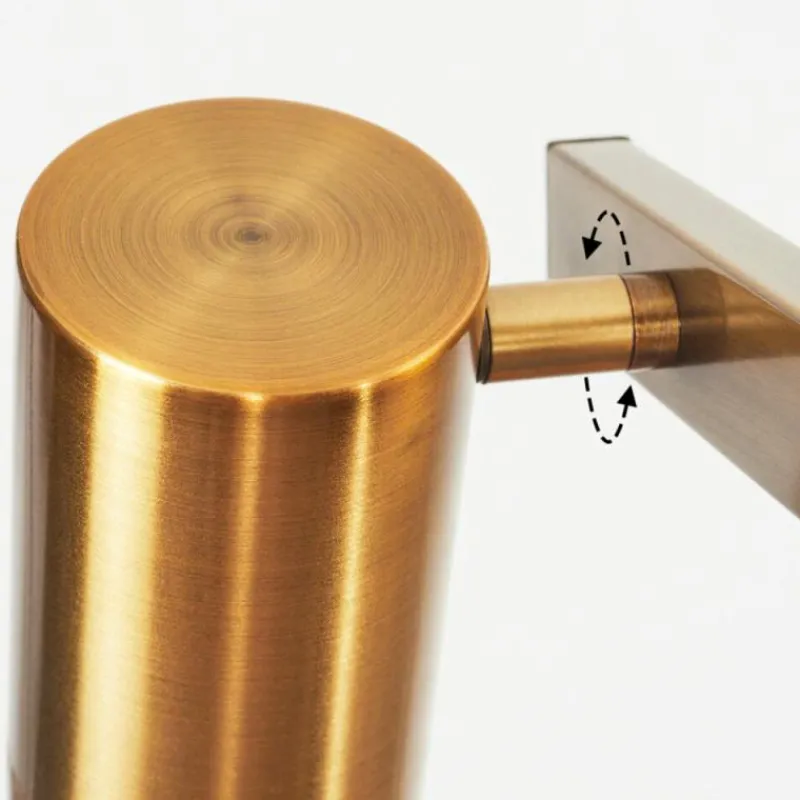 Lampes Industrielles-hofstein Suspension Zuoz Vieux laiton, 4 lumières