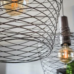 Lampes Industrielles-hofstein Suspension Accent Cuivre, 2 lumières