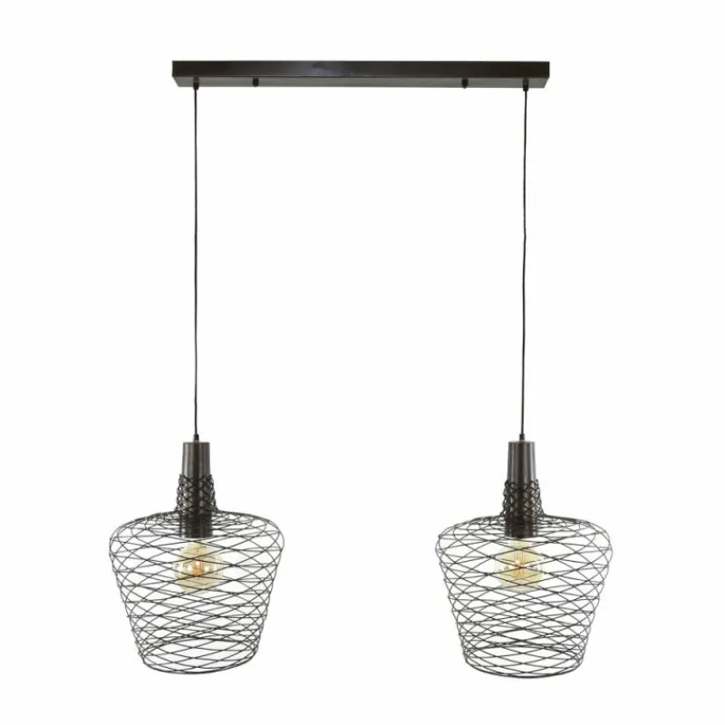 Lampes Industrielles-hofstein Suspension Accent Cuivre, 2 lumières