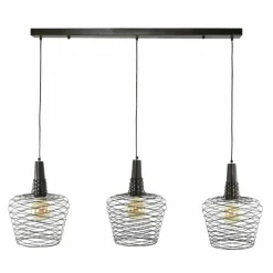 Lampes Industrielles-hofstein Suspension Accent Cuivre, 3 lumières