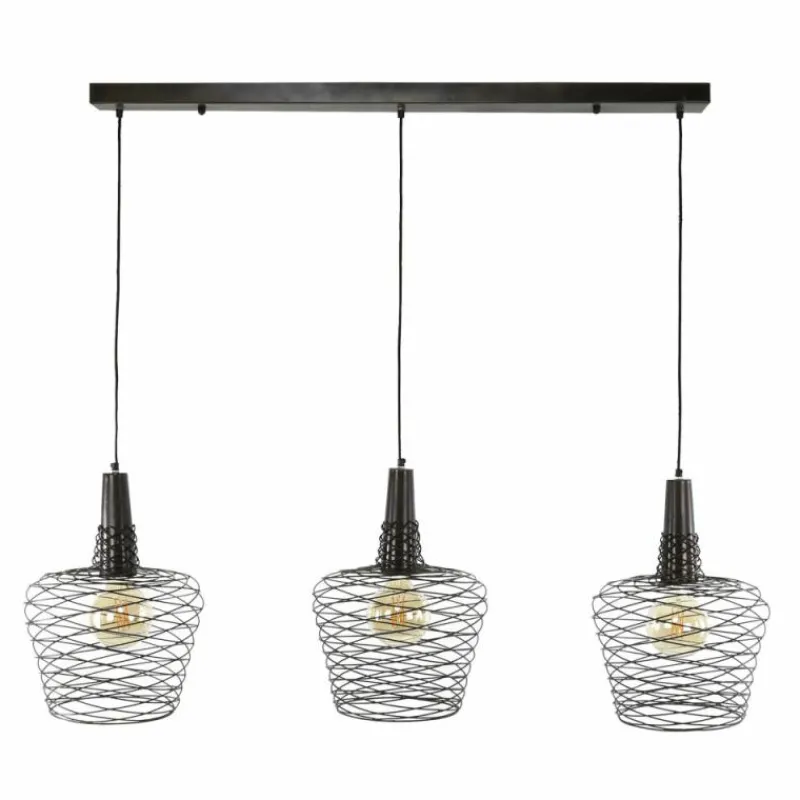 Lampes Industrielles-hofstein Suspension Accent Cuivre, 3 lumières