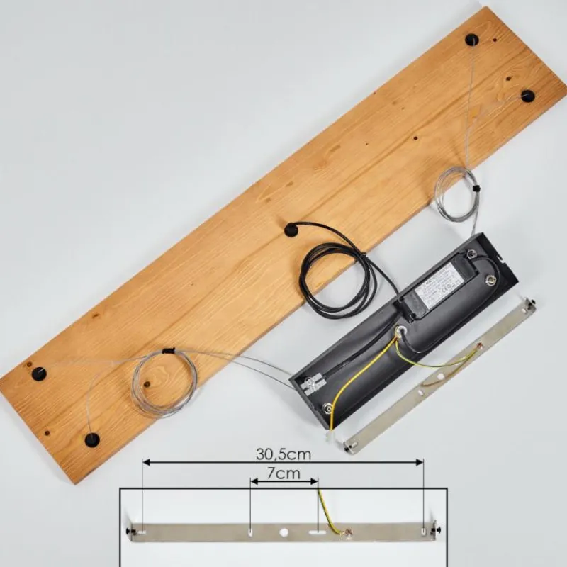 Luminaires Scandinaves-hofstein Suspension Adak LED Noir, 1 lumière