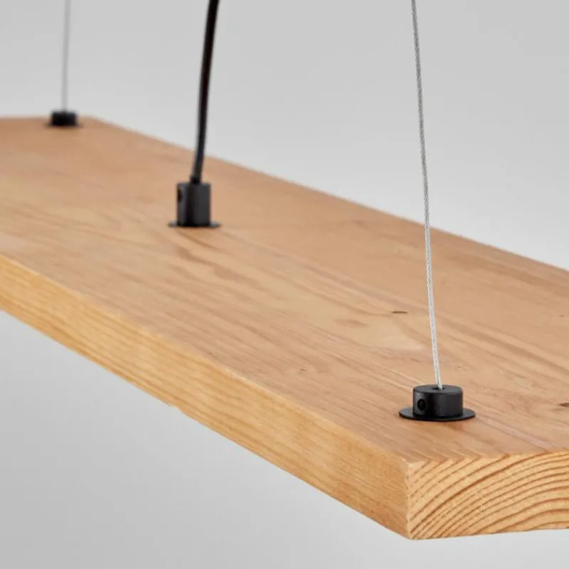 Luminaires Scandinaves-hofstein Suspension Adak LED Noir, 1 lumière