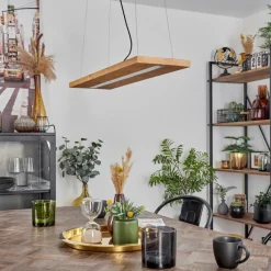 Luminaires Scandinaves-hofstein Suspension Adak LED Noir, 1 lumière