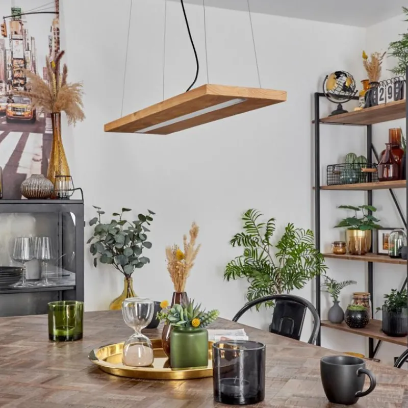 Luminaires Scandinaves-hofstein Suspension Adak LED Noir, 1 lumière