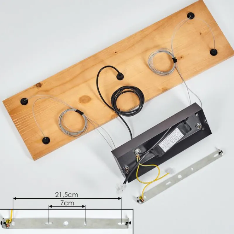 Luminaires Scandinaves-hofstein Suspension Adak LED Noir, 1 lumière