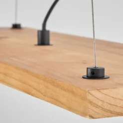 Luminaires Scandinaves-hofstein Suspension Adak LED Noir, 1 lumière