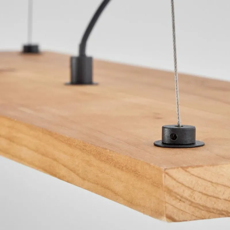 Luminaires Scandinaves-hofstein Suspension Adak LED Noir, 1 lumière