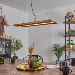 Luminaires Scandinaves-hofstein Suspension Adak LED Noir, 1 lumière