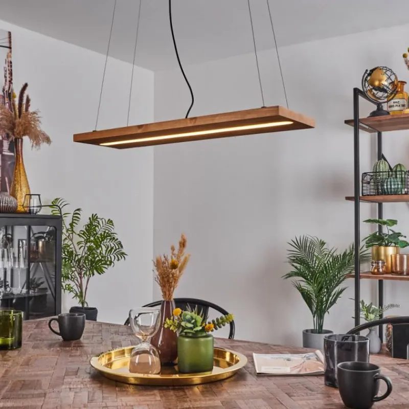 Luminaires Scandinaves-hofstein Suspension Adak LED Noir, 1 lumière