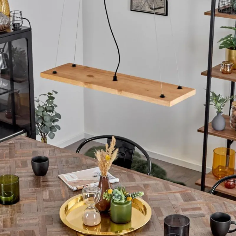 Luminaires Scandinaves-hofstein Suspension Adak LED Noir, 1 lumière