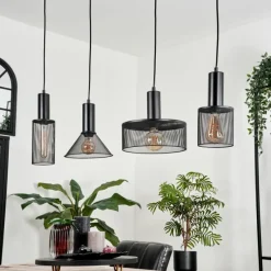 Lampes Vintages & Rétros-hofstein Suspension Adidogome Noir, 1 lumière