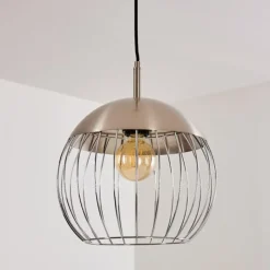 hofstein Suspension Agiez Nickel mat, 1 lumière* Suspensions