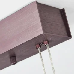 hofstein Suspension Airolo LED Brun, 3 lumières