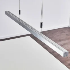 hofstein Suspension Airolo LED Chrome, Nickel mat, 3 lumières