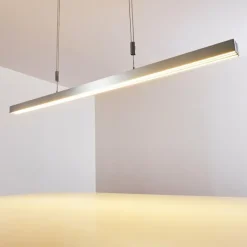 hofstein Suspension Airolo LED Chrome, Nickel mat, 3 lumières