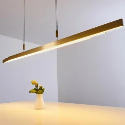 hofstein Suspension Airolo LED Laiton, 3 lumières