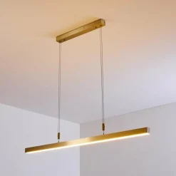 hofstein Suspension Airolo LED Laiton, 3 lumières