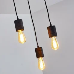 hofstein Suspension Ajaccio Noir, 3 lumières* Suspensions