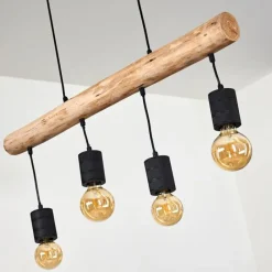 Lampes Vintages & Rétros-hofstein Suspension Ajaccio Noir, 1 lumière