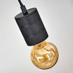Lampes Vintages & Rétros-hofstein Suspension Ajaccio Noir, 1 lumière