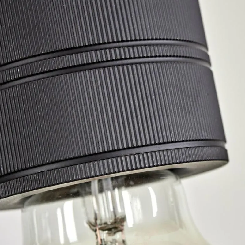 Lampes Industrielles-hofstein Suspension Ajaccio Noir, 8 lumières