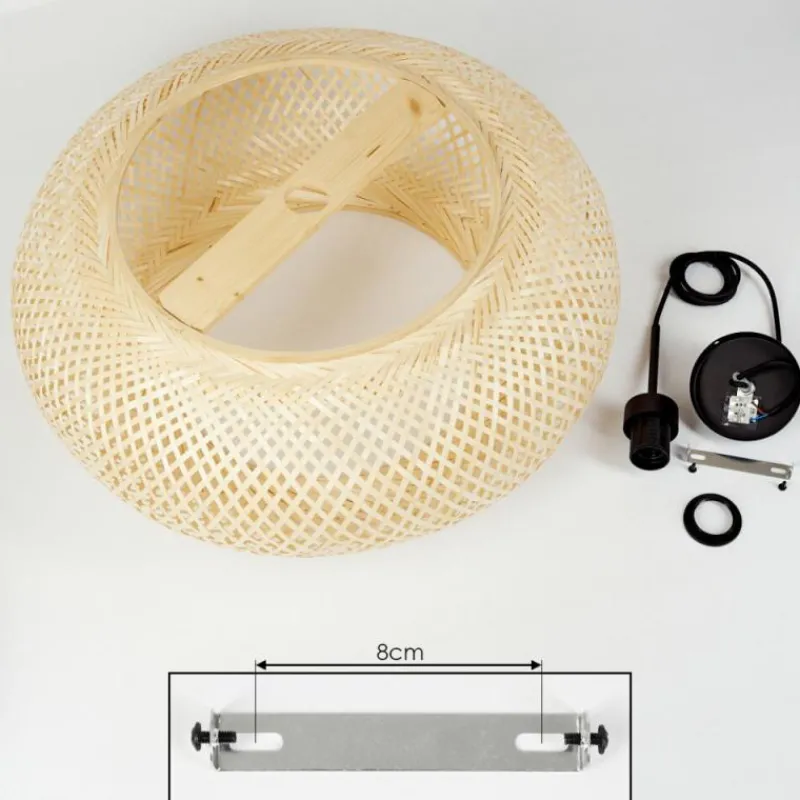 Luminaires Scandinaves-hofstein Suspension Alavi Noir, 1 lumière