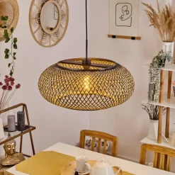 Luminaires Scandinaves-hofstein Suspension Alavi Noir, 1 lumière