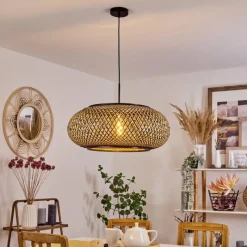 Luminaires Scandinaves-hofstein Suspension Alavi Noir, 1 lumière