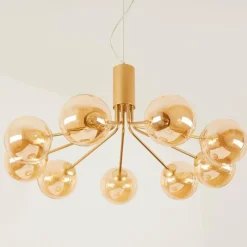 hofstein Suspension Alden Laiton, 9 lumières