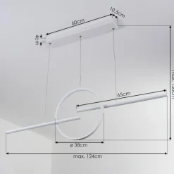 hofstein Suspension Alelua LED Blanc, 1 lumière, Télécommandes