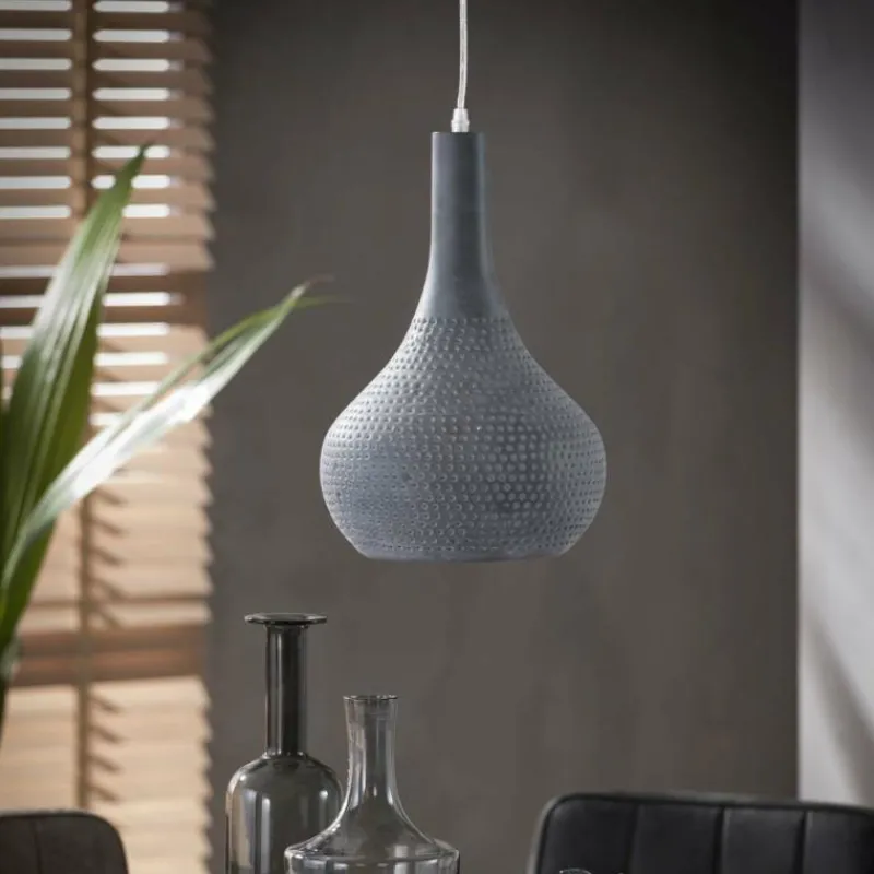 Lampes Industrielles-hofstein Suspension Alenhoven Gris, 1 lumière