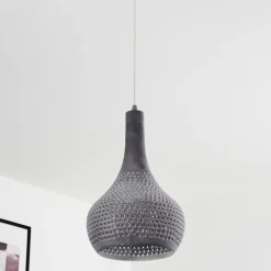 hofstein Suspension Alenhoven Gris, 1 lumière